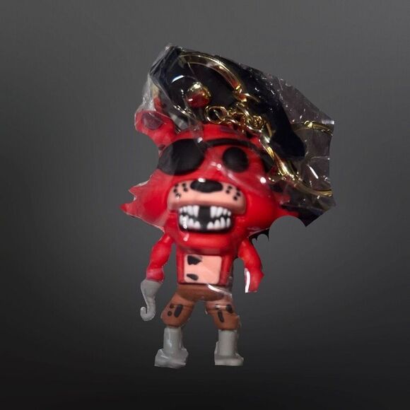 Five Nights At Freddy’s Foxy Keychain Keyring Bag Charm Pendant House B15 - Picture 3 of 3